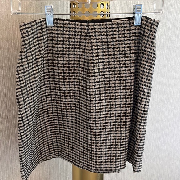 Wilfred black, tan and white checked skirt - Picture 1 of 2